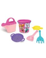 Psi Patrol komplet do piasku 6el różowy mały