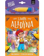Lampa Aladyna. Malowanka z pisakiem wodnym