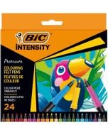 Flamastry Intensity Premium 24 kolory BIC