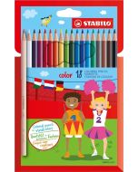 Kredki drewniane color 18 kolorów