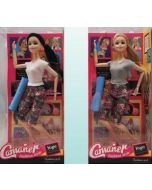 Lalka z matą do ćwiczeń MIX