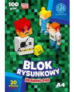Blok rysunkowy A4/20K 100g Pixel (10szt) ASTRA