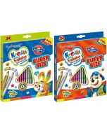 Kredki trójkątne Super Size 24 kolorów BAMBINO