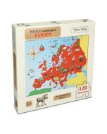 Puzzle edukacyjne Europa 120el