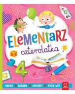 Elementarz czterolatka. Nauka. Zabawa. Naklejki