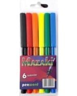 Mazaki 6 kolorów