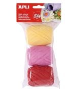 Rafia Candy sztywna naturalna 30m 3 kolory