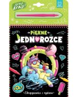 Piękne jednorożce. Zdrapywanka z rysikiem