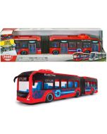 Autobus przegubowy czerwony Volvo 40cm