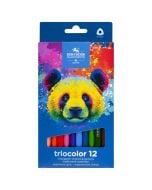 Kredki Triocolor Niedźwiedź 12 kolorów