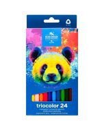 Kredki Triocolor Niedźwiedź 24 kolory