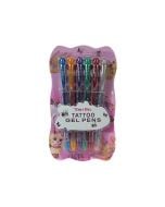 Długopisy żelowe do tatuażu 6 kolorów