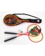 Zestaw do badmintona 2 rakietki + lotka