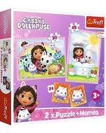 Puzzle 2w1 + memos Gabi z kocim przyjacielem TREFL