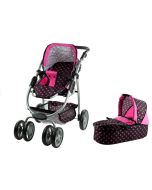 Wózek dla lalek Alice głęboki spacerówka gondola