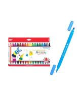 Flamastry dwustronne 24 kolory