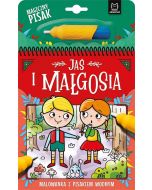 Jaś i Małgosia. Malowanka z pisakiem wodnym