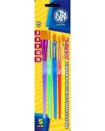 Zestaw pędzli nylonowych 5 sztuk ASTRA