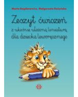 Zeszyt ćwiczeń z ukośnie ułożoną liniaturą dla...