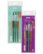 Pędzelki z uchwytem 4 sztuki BB Kids