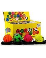 Piłka na gumce 6cm (24szt)