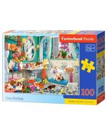 Puzzle 100 Crazy Pet Bath CASTOR