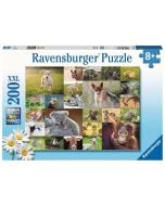 Puzzle dla dzieci 200 Zwierzątka