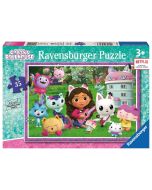 Puzzle dla dzieci 35 Koci Domek Gabi