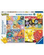 Puzzle dla dzieci 4x100 Pokemon