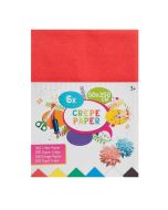 Papier krepowany 50x250 cm 6 arkuszy