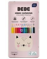 Kredki ołówkowe 12 kolorów BB Girl