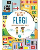 Flagi Poznaję świat z naklejkami