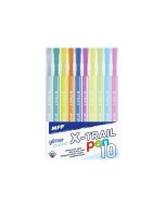 Długopis żelowy brokat + pastel 10szt