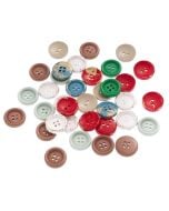 Drewniane guziki 2cm 35szt