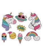 Haft diamentowy - naklejki jednorożce