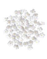Kwiaty papierowe białe 2cm 60szt