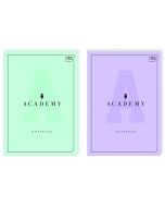 Brulion A4/96K linia Academy Pastel (5szt)