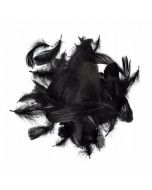 Piórka czarne 5-12cm 10g