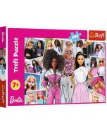 Puzzle 200 W świecie Barbie/Mattel Barbie TREFL