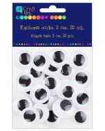 Ruchome oczka 2 cm 20szt