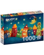 Puzzle 1000 Kolorowe domy