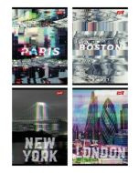 Zeszyt A5/60K kratka Glitched City (10szt)