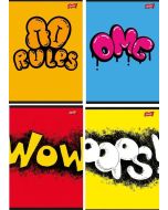 Zeszyt A5/60K kratka Street Art (10szt)