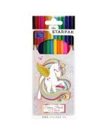 Kredki ołówkowe 12 kolorów Unicorn