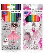 Kredki ołówkowe 12 kolorów Balerina