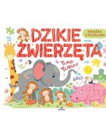 Książka edukacyjna z puzzlami. Dzikie zwierzęta