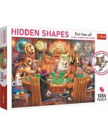 Puzzle 1086 Hidden Shapes - Wieczór gier