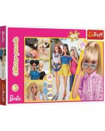 Puzzle 100 Glitter Brokatowa Barbie TREFL