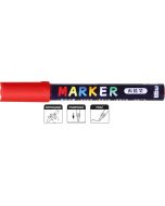 Marker akrylowy 1-2mm czerwony (6szt) M&G