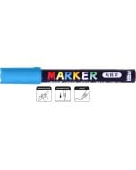 Marker akrylowy 1-2mm lazurowy (6szt) M&G